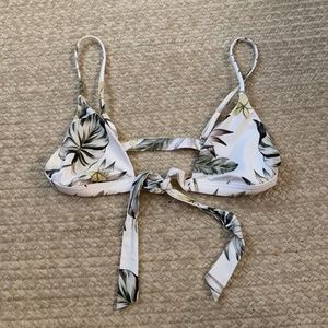 Pacsun tropical bikini top